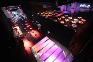 Raumkonzept für Produktpräsentation auf der Werkstattbühne im Festspielhaus Bregenz